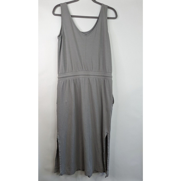 Haven Well Within Gray Sleeveless Drop Waist Drawstring Casual Dress - Picture 3 of 13
